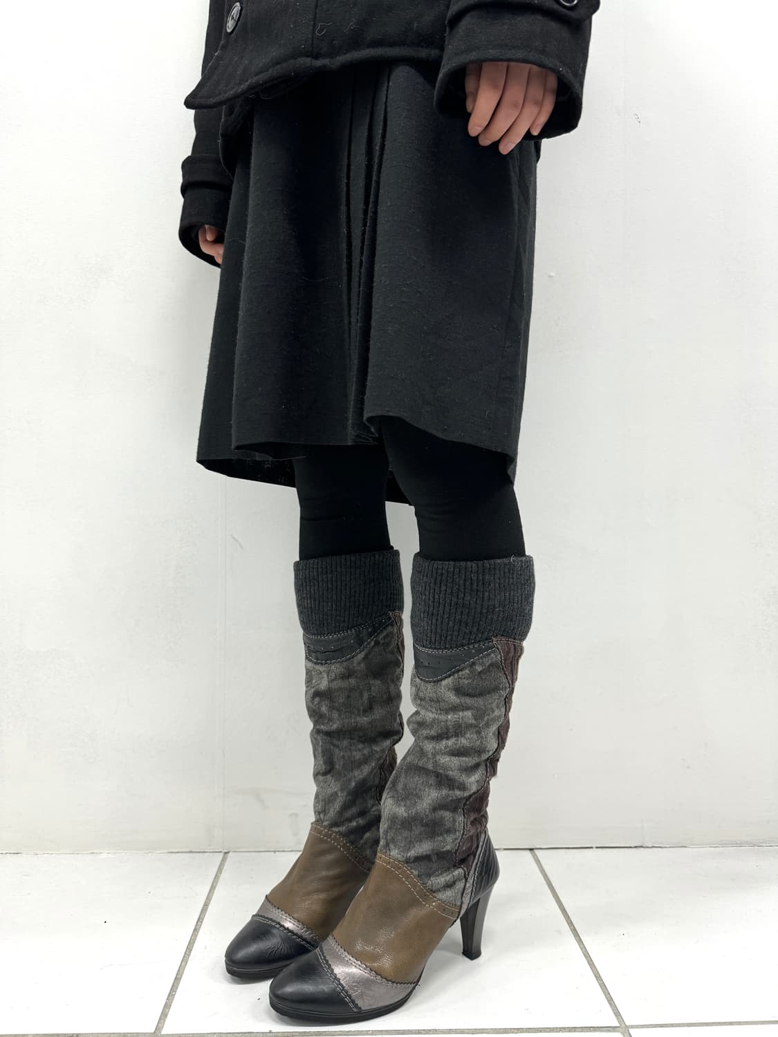 design knit boots 상품이미지3