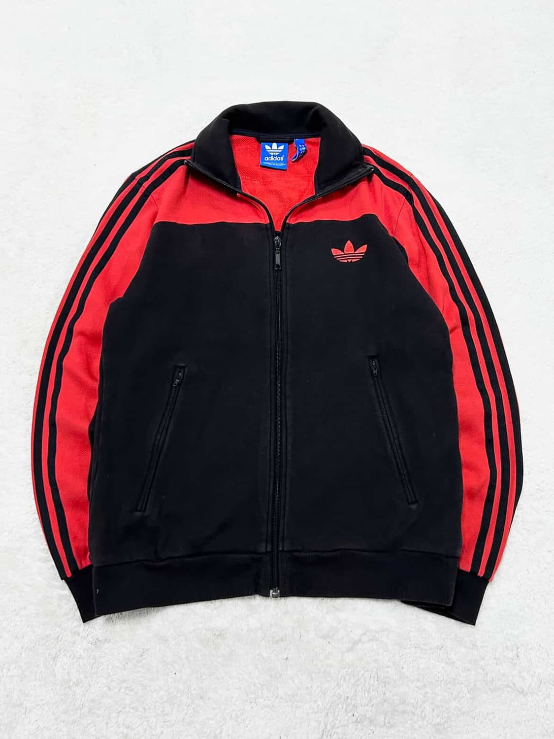 아디다스 빅로고 배색 삼선 코튼져지 상품이미지5