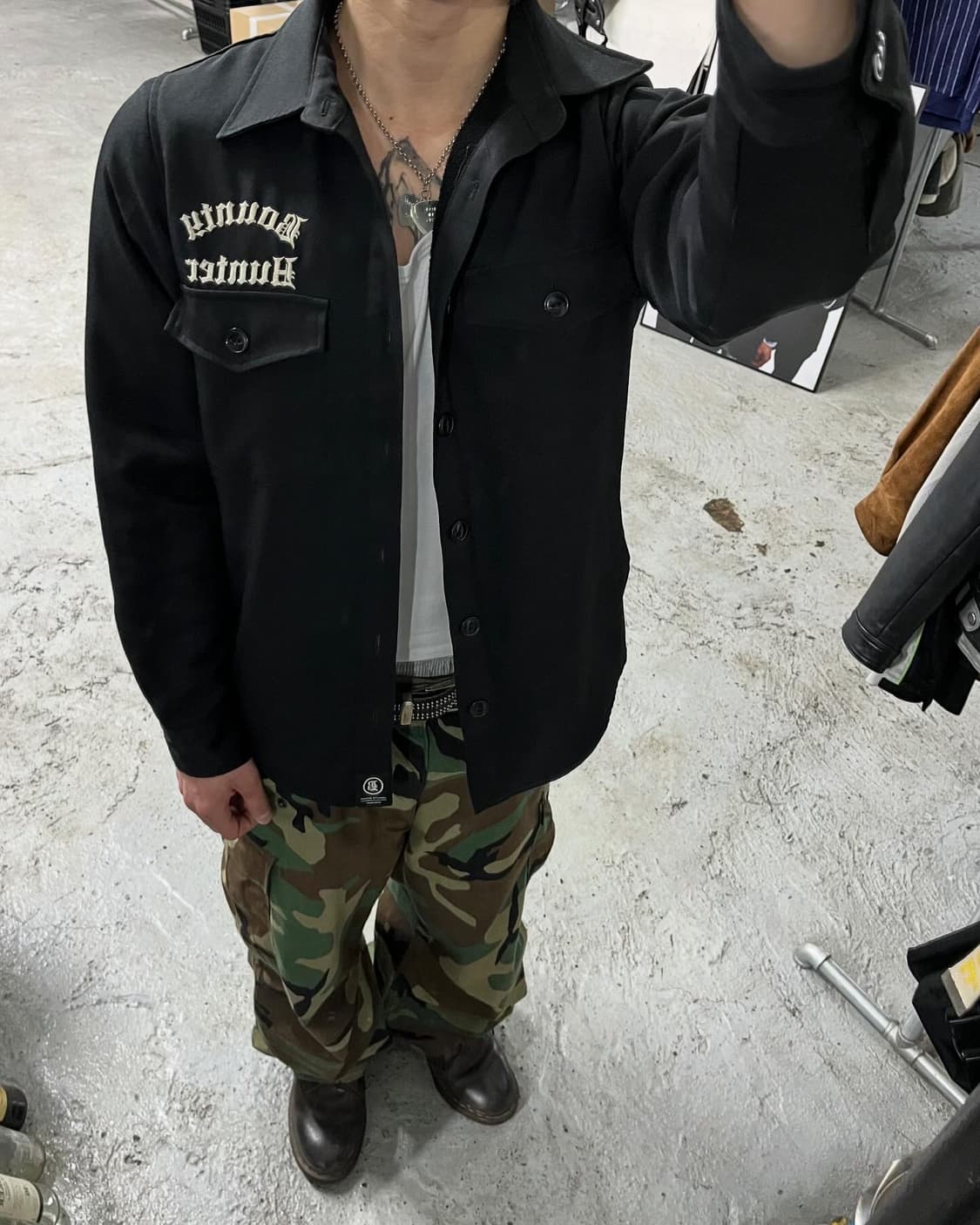 Bounty Hunter logo shirt jacket 🇯🇵 상품이미지2