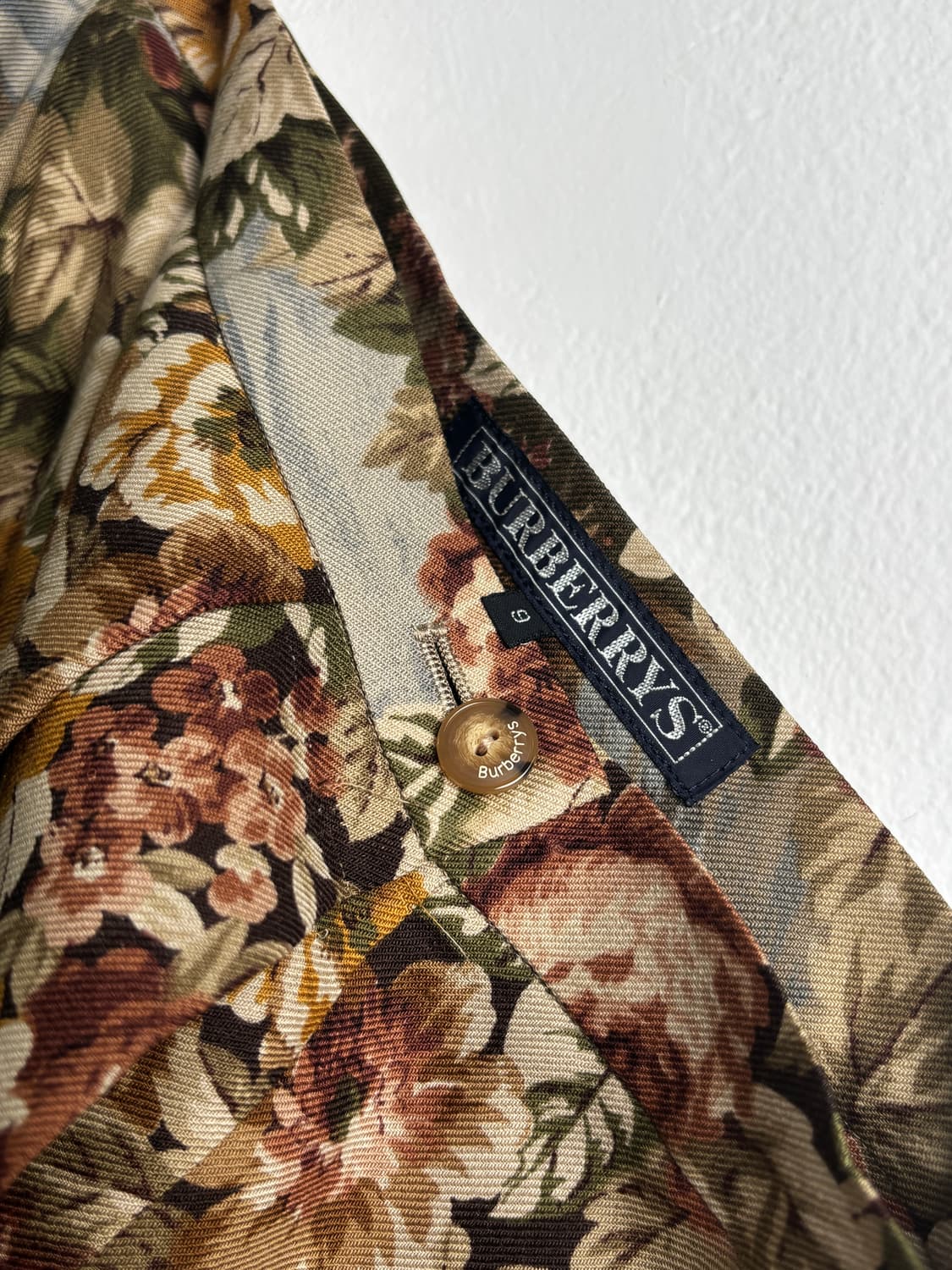 Vintage Burberry 80-90’s Wool&Silk skirt 상품이미지2