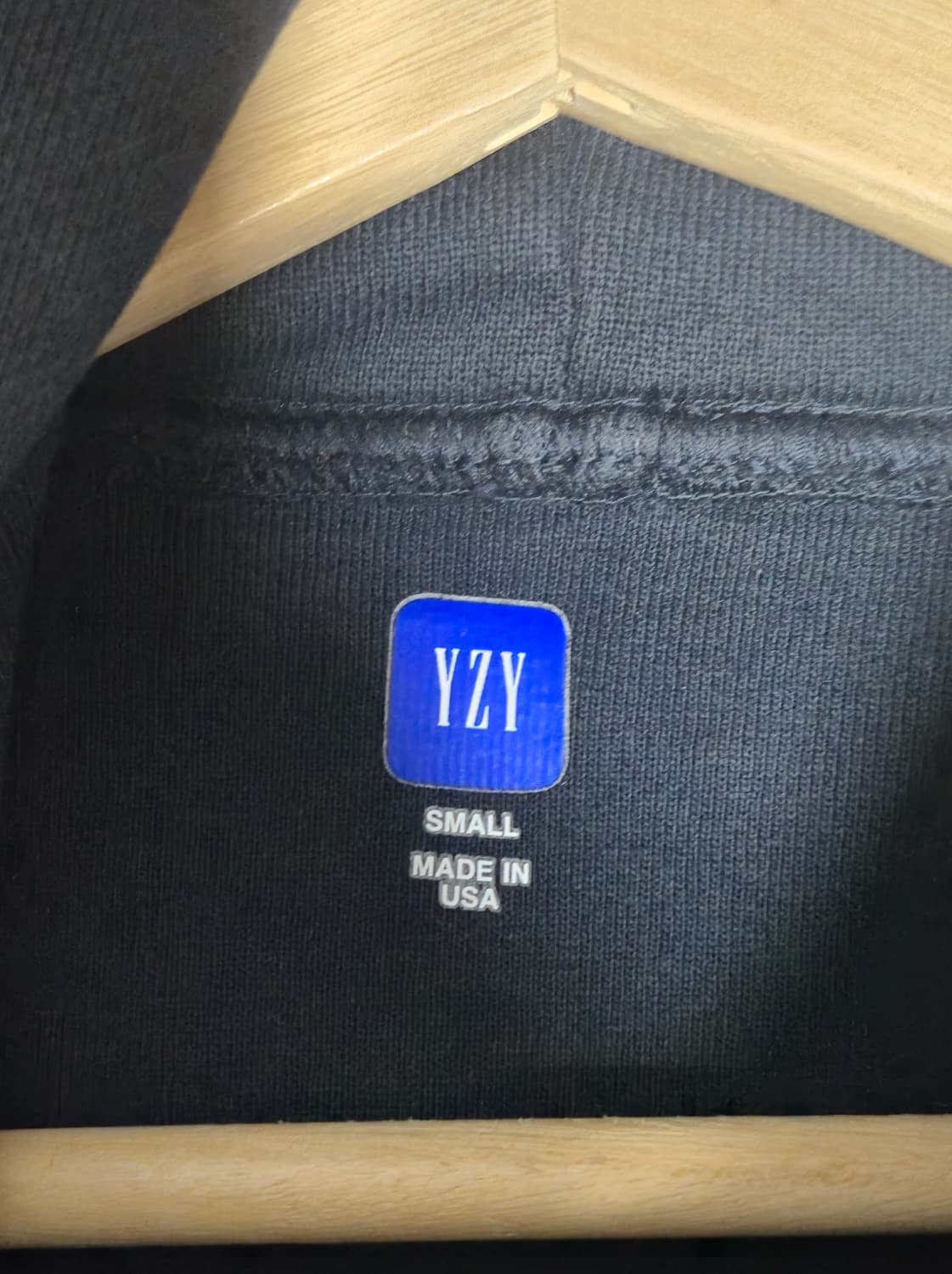 [S] 이지갭 도브 후드 워시드 블랙 판매합니다. 상품이미지3