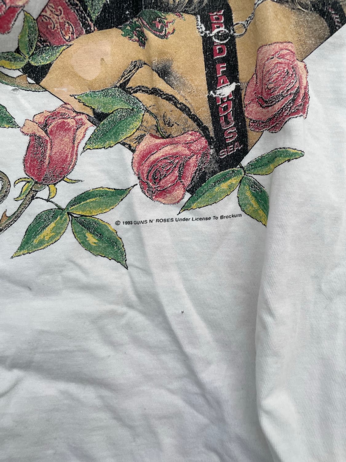 90s 건즈 앤 로지스 1993 월드투어 티셔츠 상품이미지6