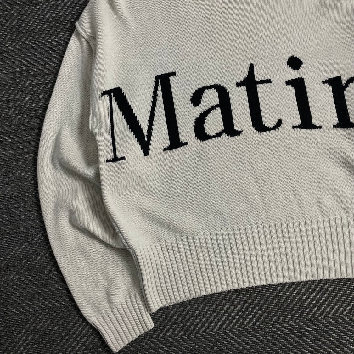 마뗑킴 빅로고 박시핏 니트o 3465 상품이미지2