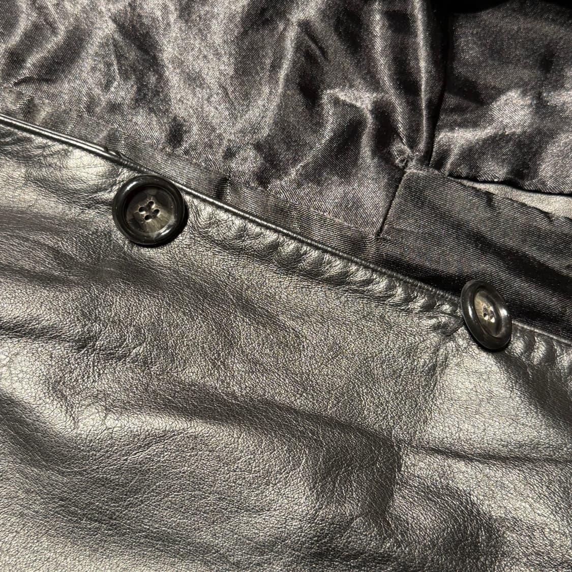 빈티지 카우레더 카 코트 XL 소가죽 자켓 상품이미지3