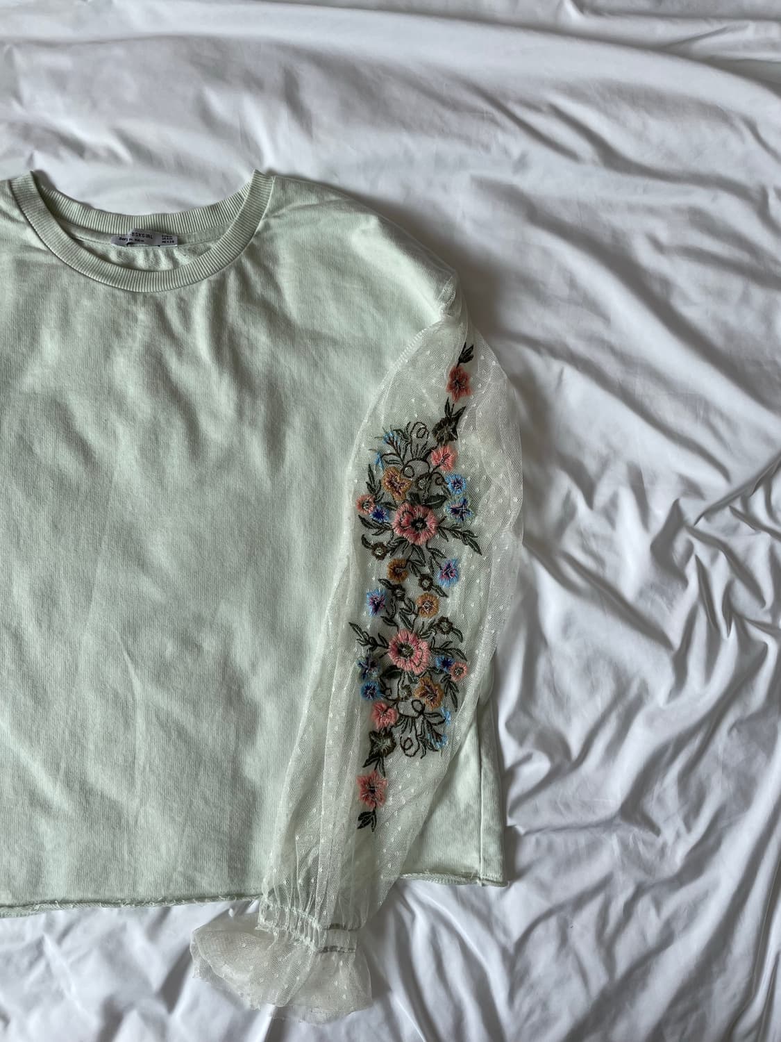 버쉬카 flower embroidery t-shirts 상품이미지3
