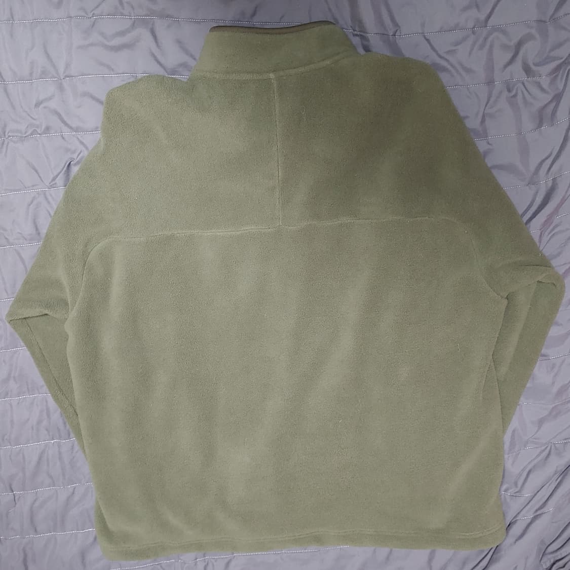 유니클로 후리스 하프집업 풀오버 올리브 상품이미지2