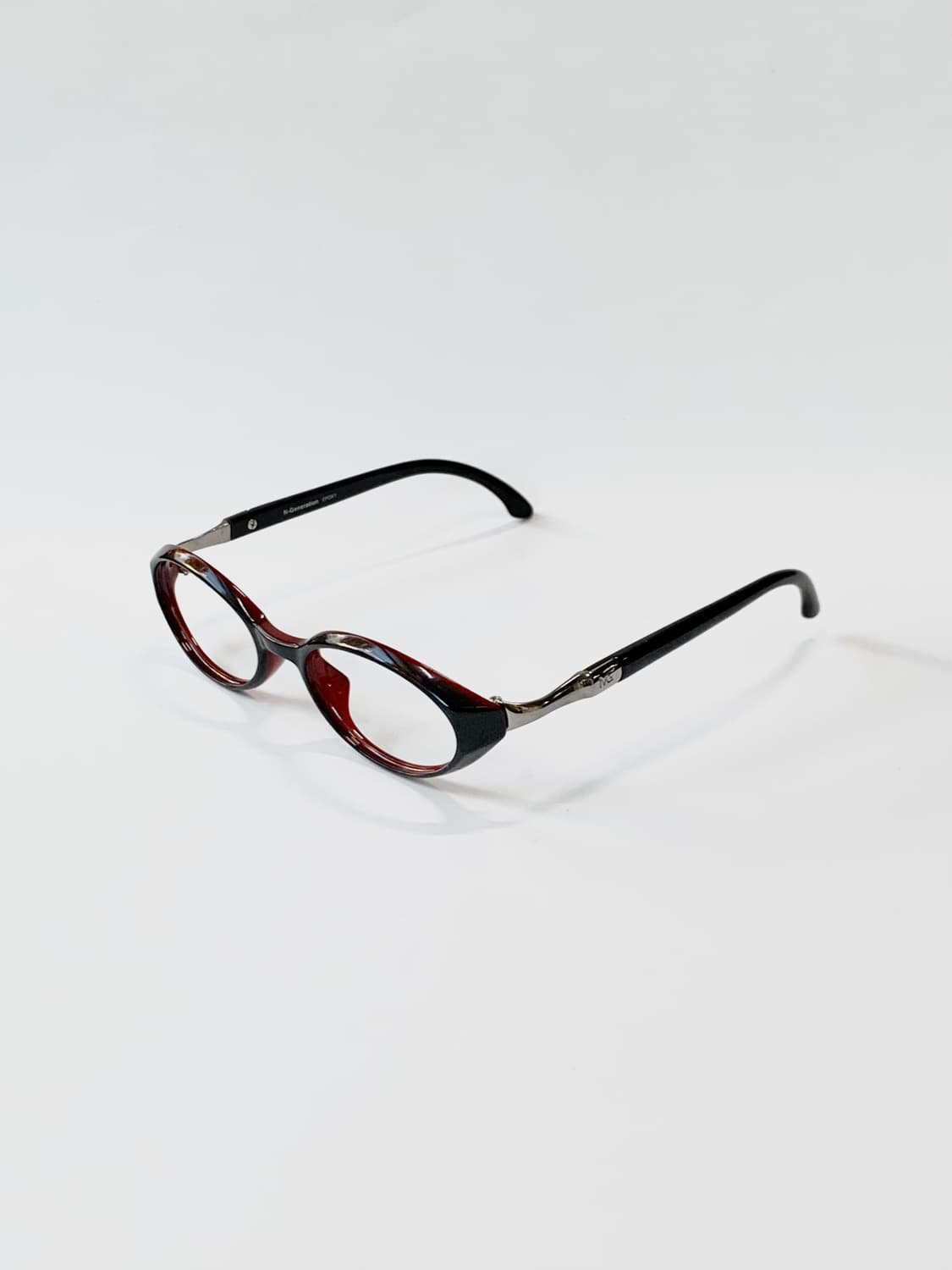 [픽키-646] 레드브라운 투톤 오벌 안경 빈티지 아세테이트 상품이미지2
