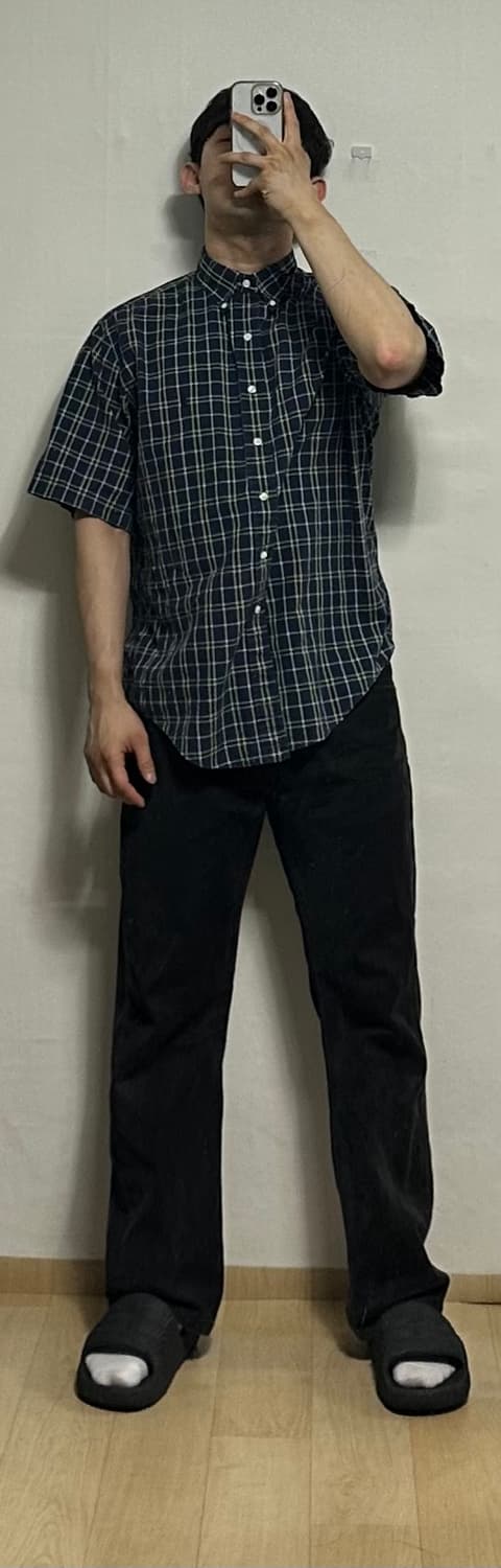 폴로 랄프로렌 체크 반팔 셔츠 상품이미지5