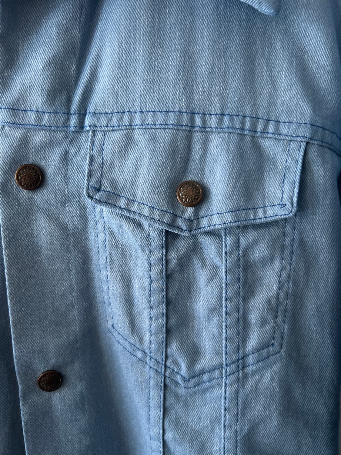 [M]70's Sears USA 시어스 웨스턴 데님 셔츠 상품이미지3