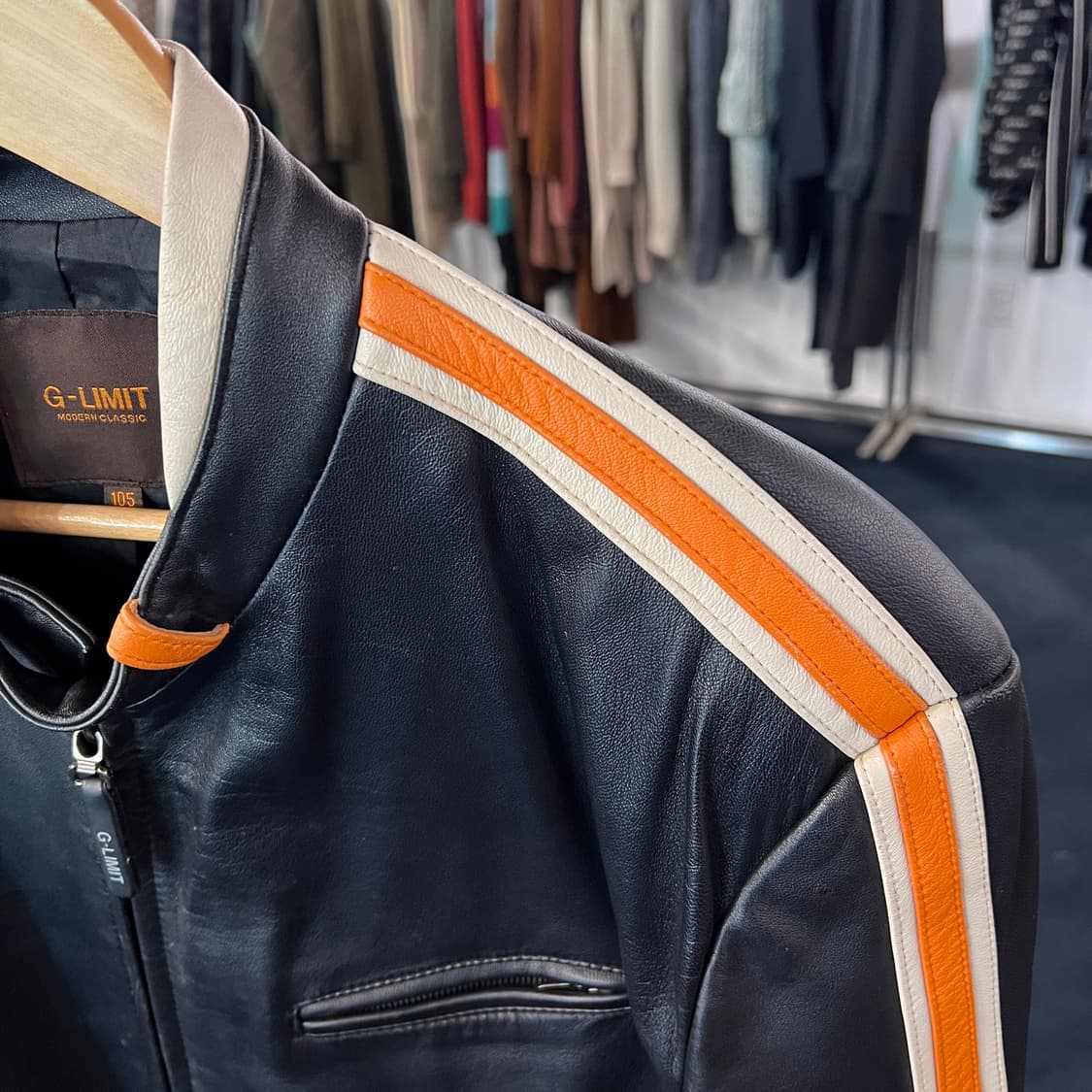[105] G-LIMIT 양가죽 레이싱자켓  상품이미지3