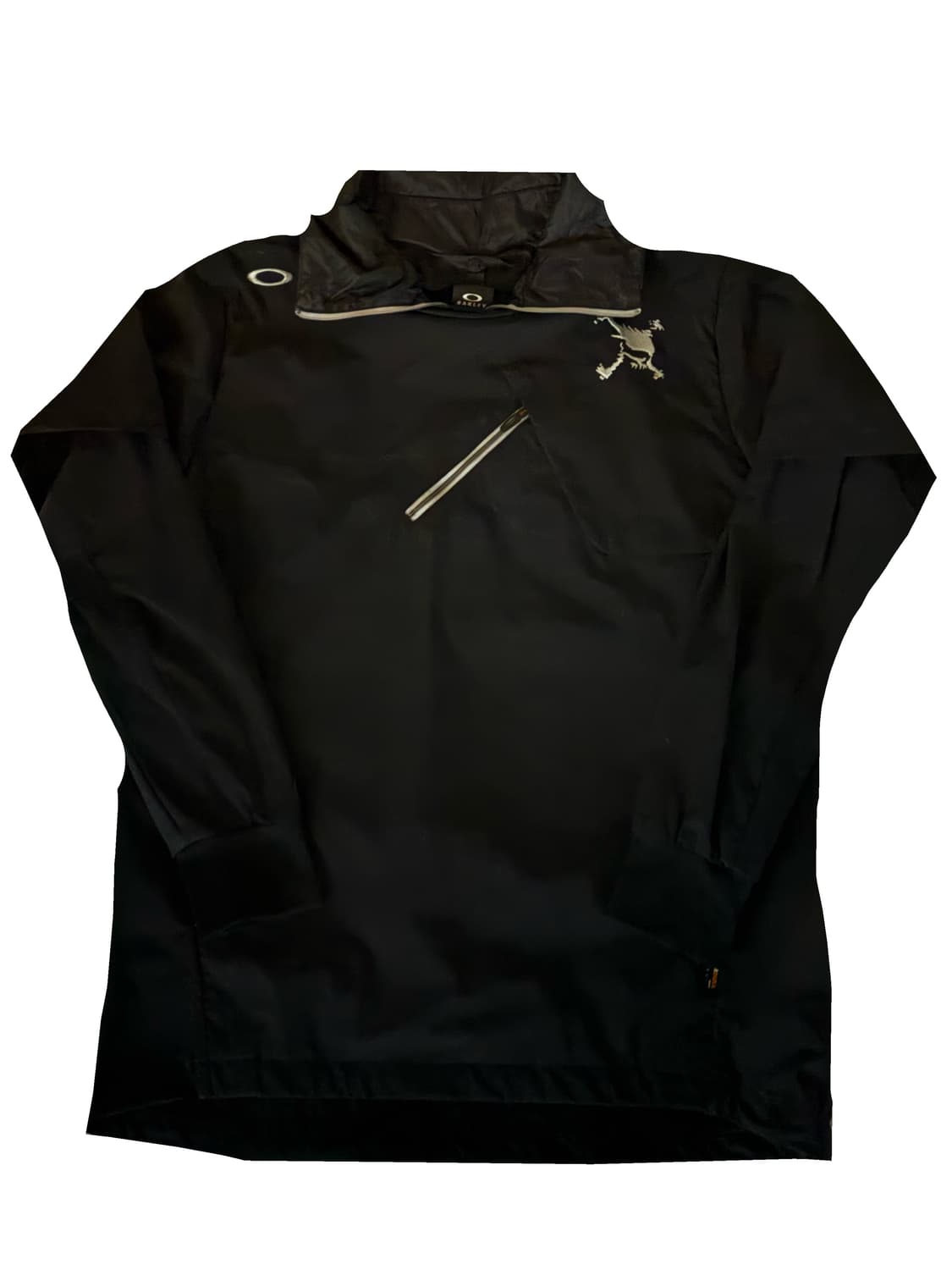 오클리 SKULL 2WAY 윈드브레이커 풀오버 블랙 자켓 상품이미지2