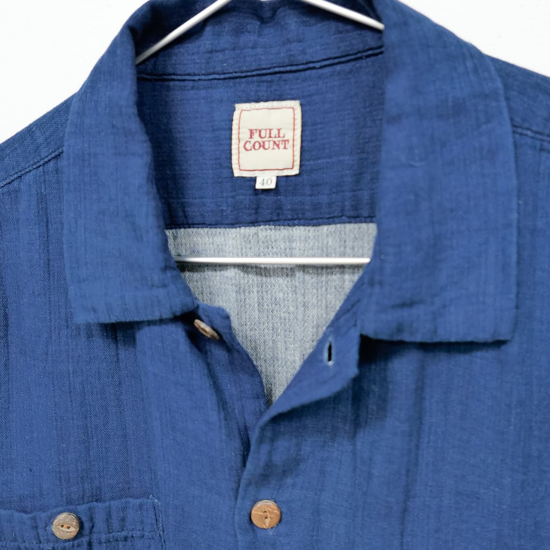(JP/40) 풀카운트 Khadi Shirt 인디고 상품이미지2