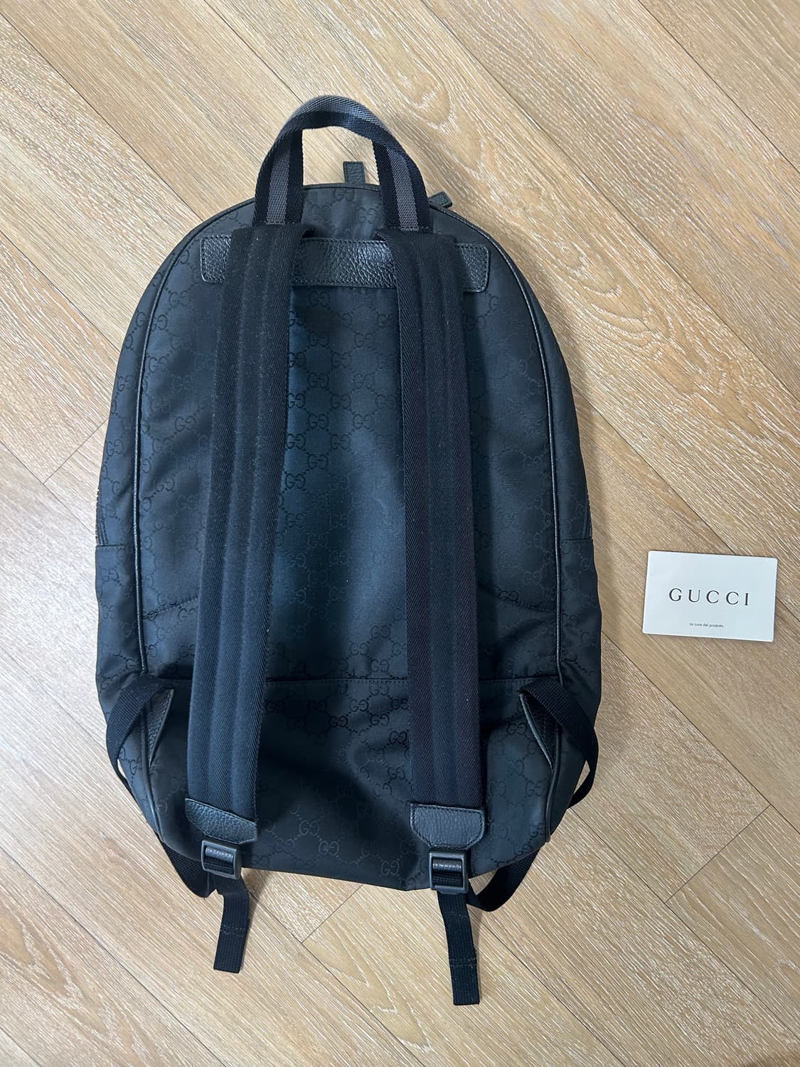 구찌 GG로고 시마 패브릭 백팩 상품이미지3