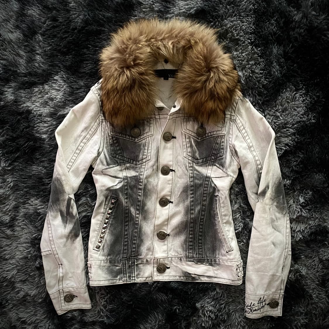 Xfrm skull fur jacket 상품이미지1