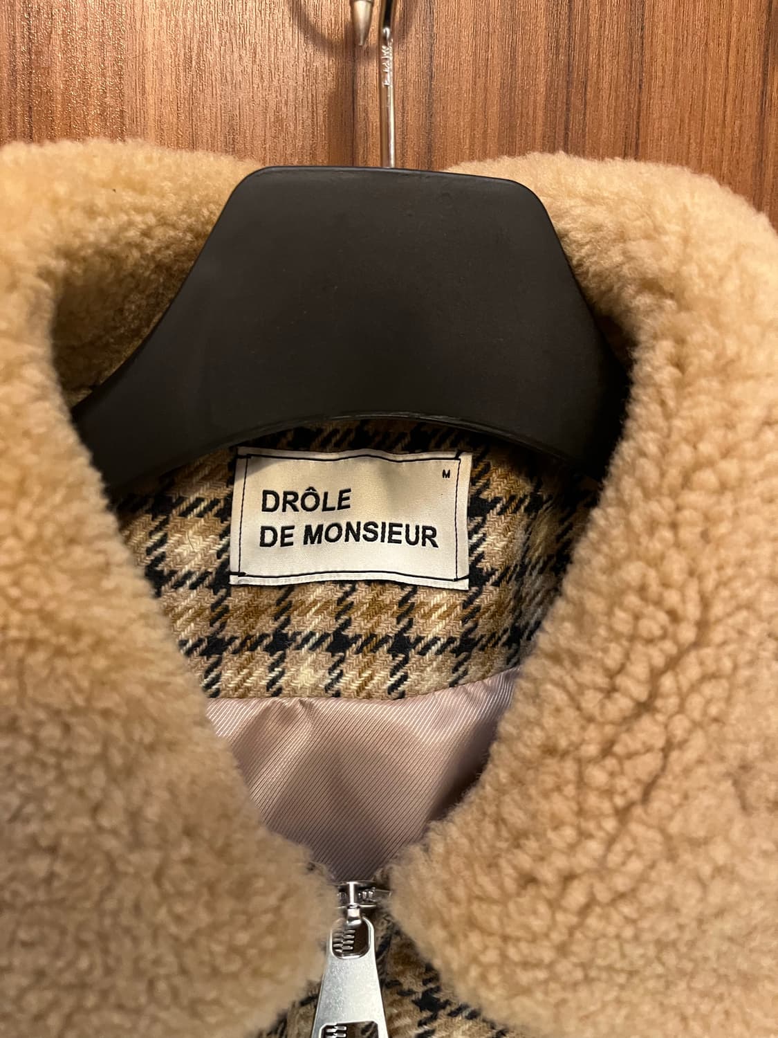 드롤드무슈 쉐어링 패디드 울자켓 상품이미지2