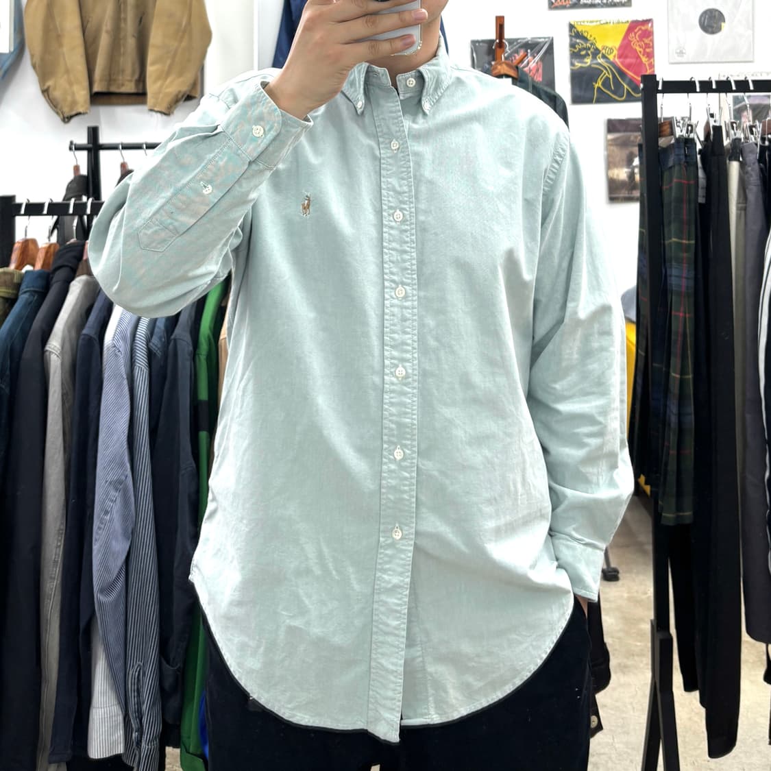 90's 폴로 옥스포드 셔츠 상품이미지2