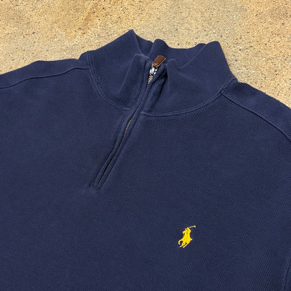 00s 미국 빈티지 폴로랄프로렌 터틀넥 반집업 니트 상품이미지4
