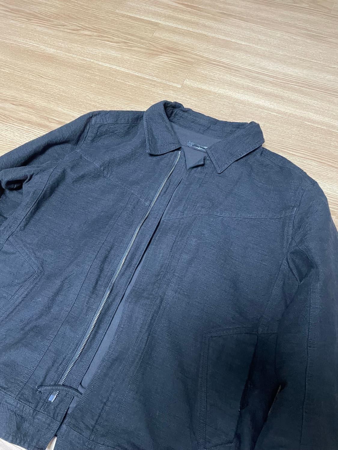 [L] blackmerle double sleeve blouson 상품이미지1