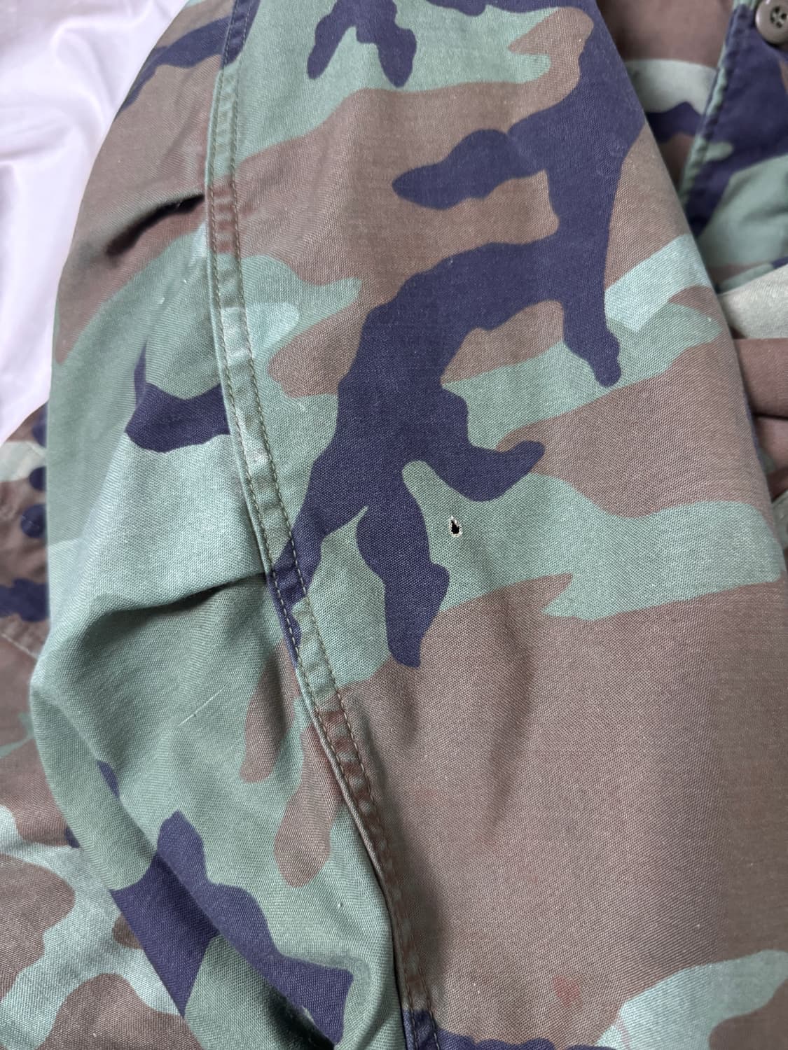 80s 미군 우드랜드 카모 m65 필드 자켓 ideal 지퍼 상품이미지6