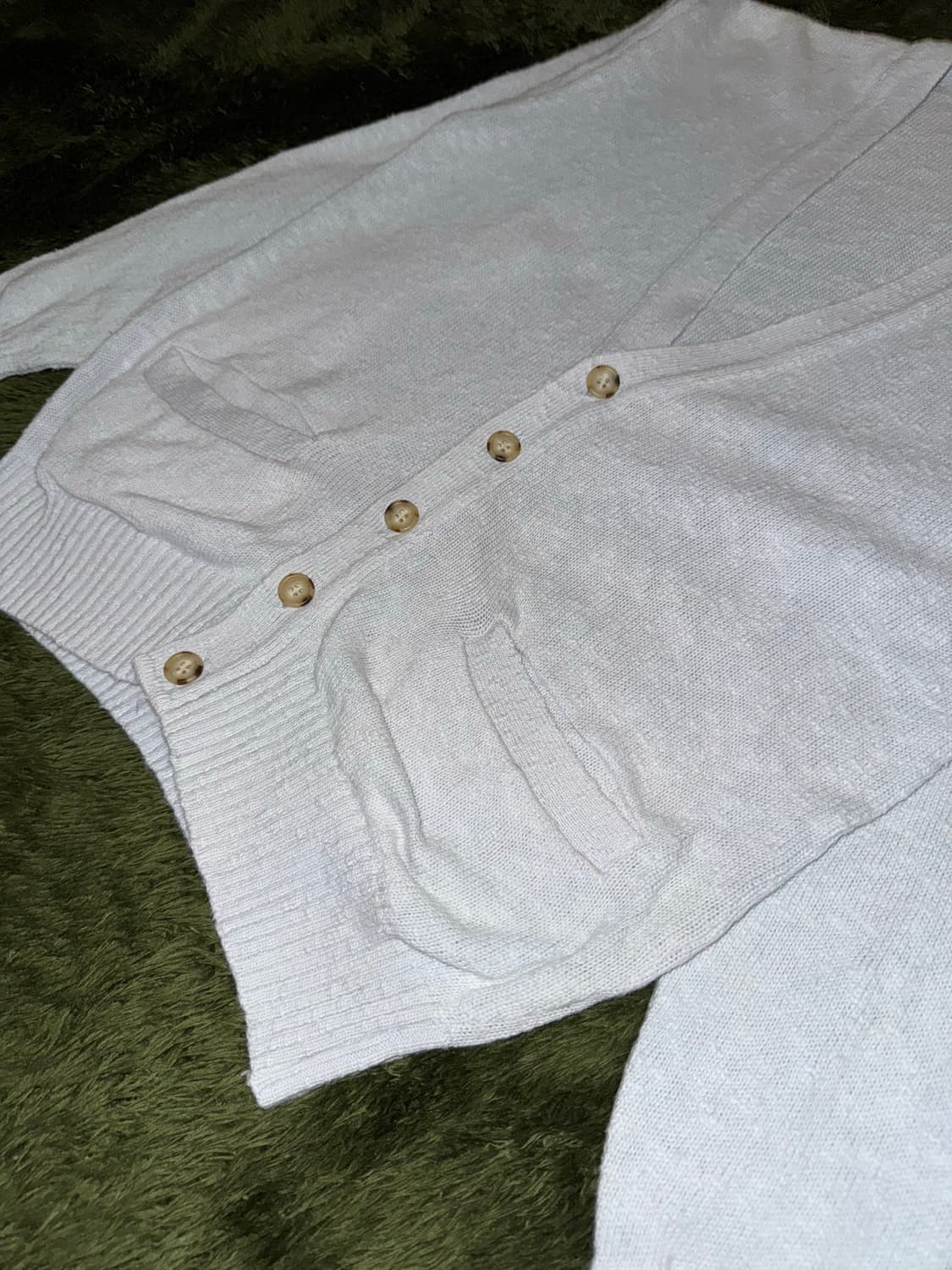 [M] 챕스 랄프로렌 재팬 텍스쳐 클래식 핏 가디건 스카이 블루 상품이미지4