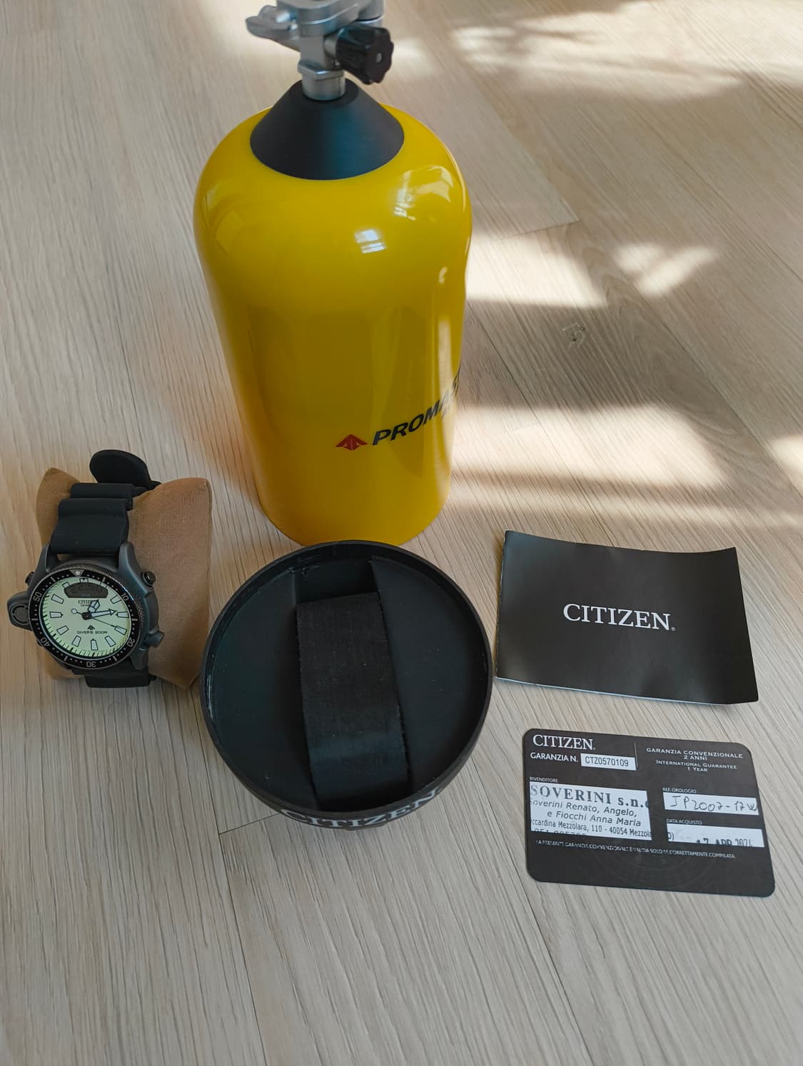 씨티즌 프로마스타 다이버  jp2007-17w 상품이미지8