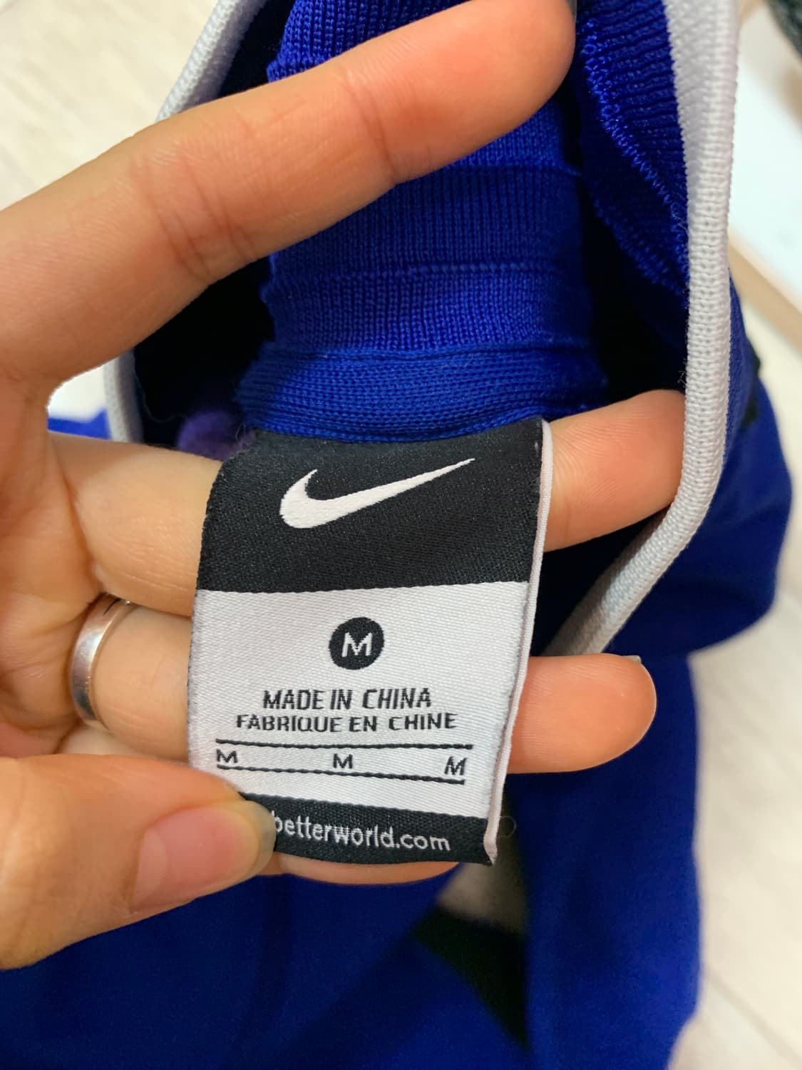 나이키x 맨유 트랙탑 딥블루 상품이미지3