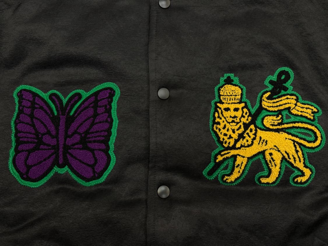 [L] 니들스 x 사스콰치패브릭스 어워드 사틴 자켓 블랙 상품이미지6