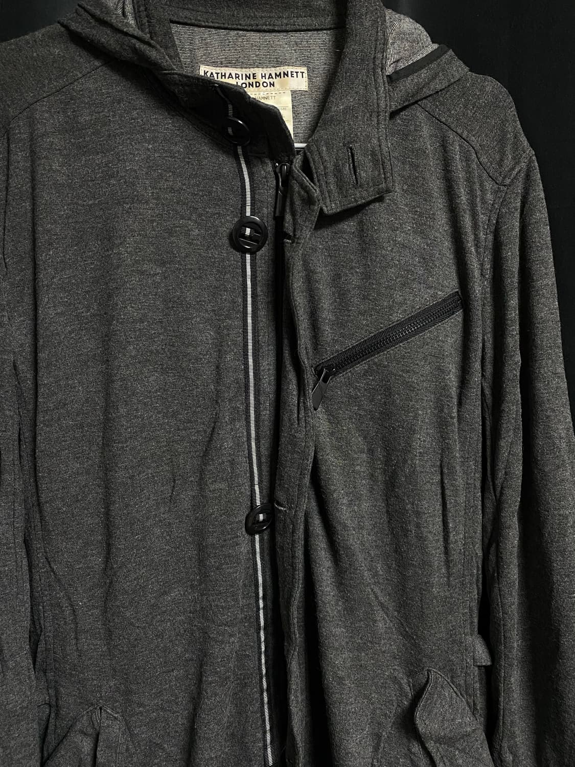 Katharine hamnett zip up hood outer 상품이미지4