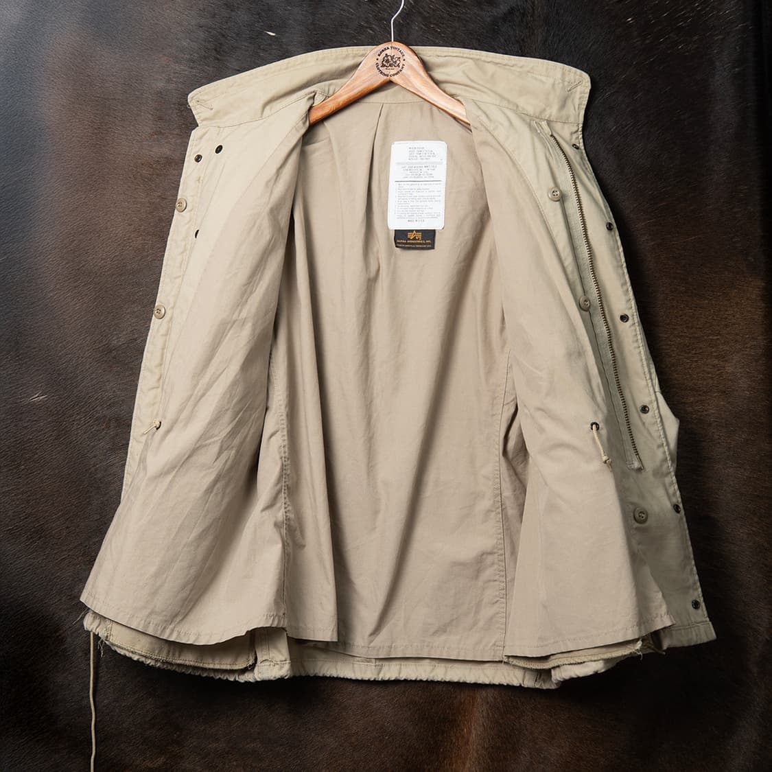 [110] 알파인더스트리 USA 메이드 M65 필드자켓 데저트 컬러  상품이미지10