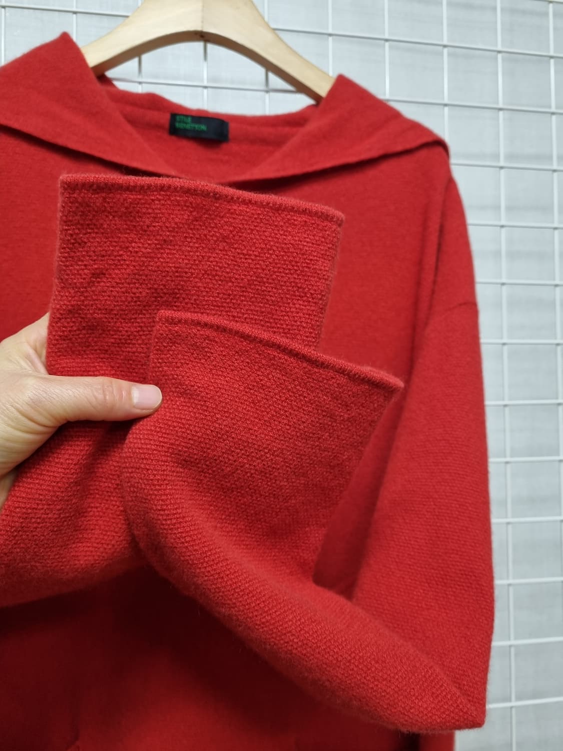 (택포) 베네통 후드 니트원피스 상품이미지4