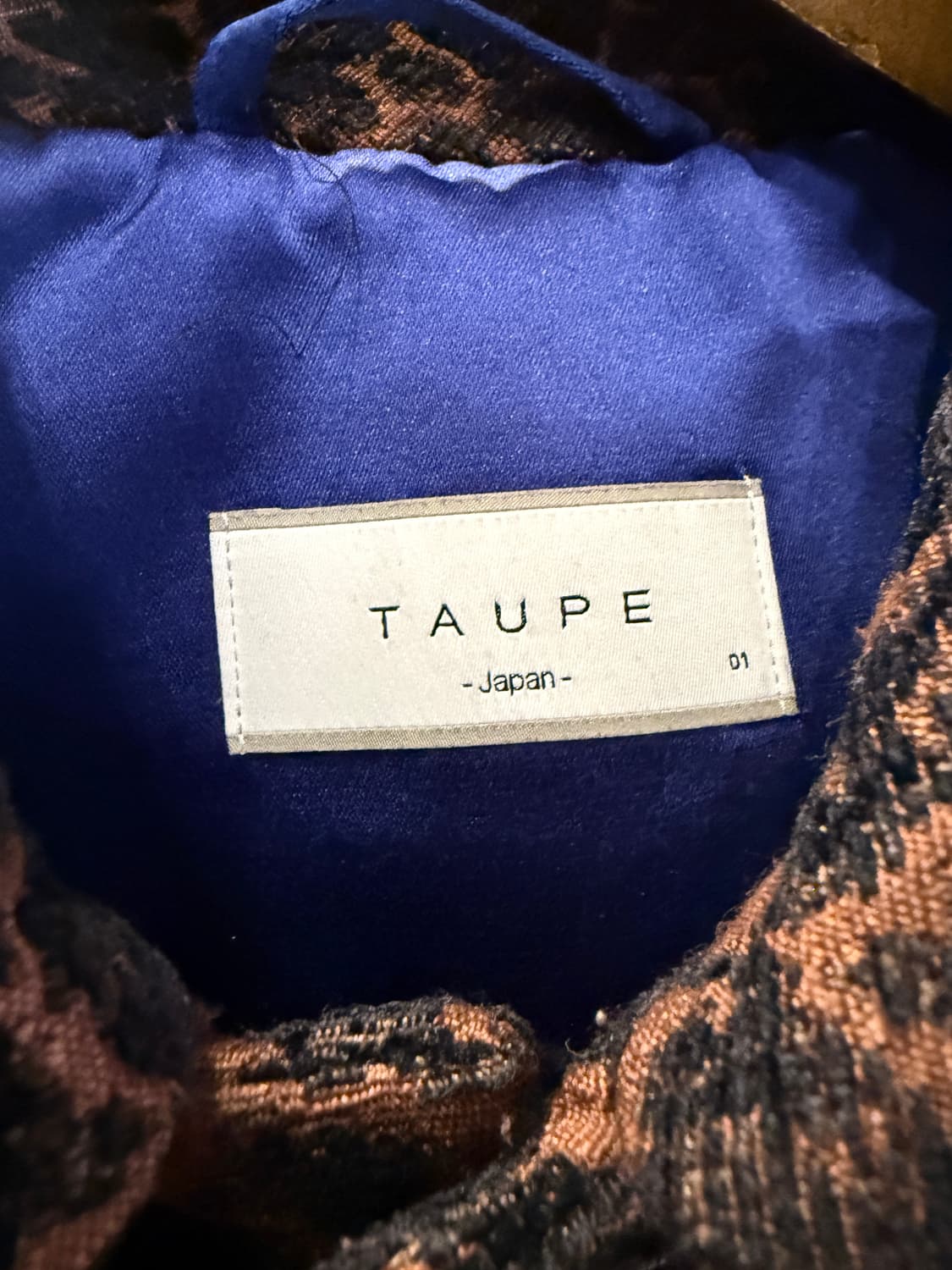 토프 레오파드 자카드 자켓 1(L) 상품이미지6