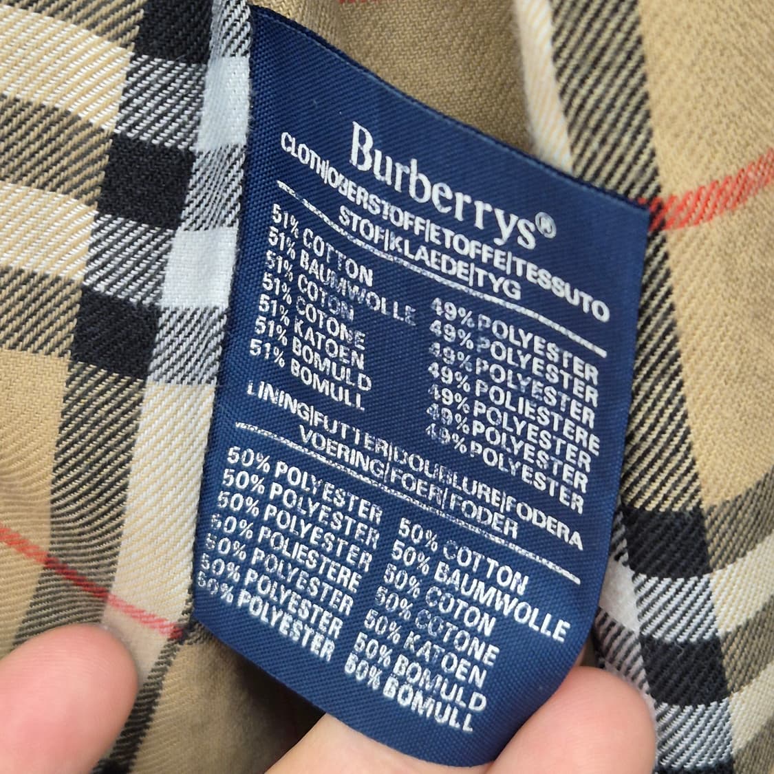 버버리 빈티지 트렌치 코트 12PETITE 상품이미지6