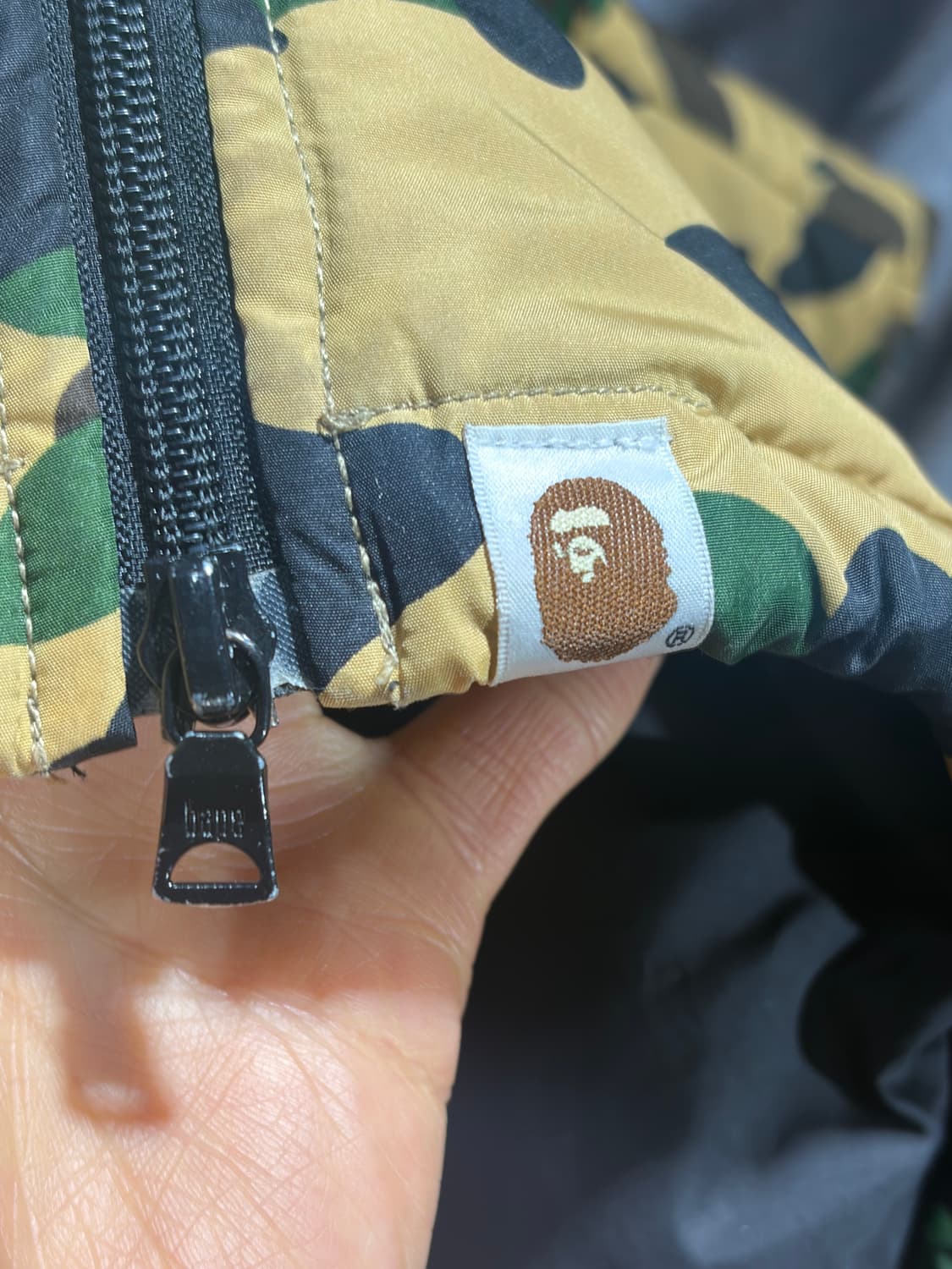 XL 베이프 황계 1st 카모플라주 패딩 베스트 상품이미지7