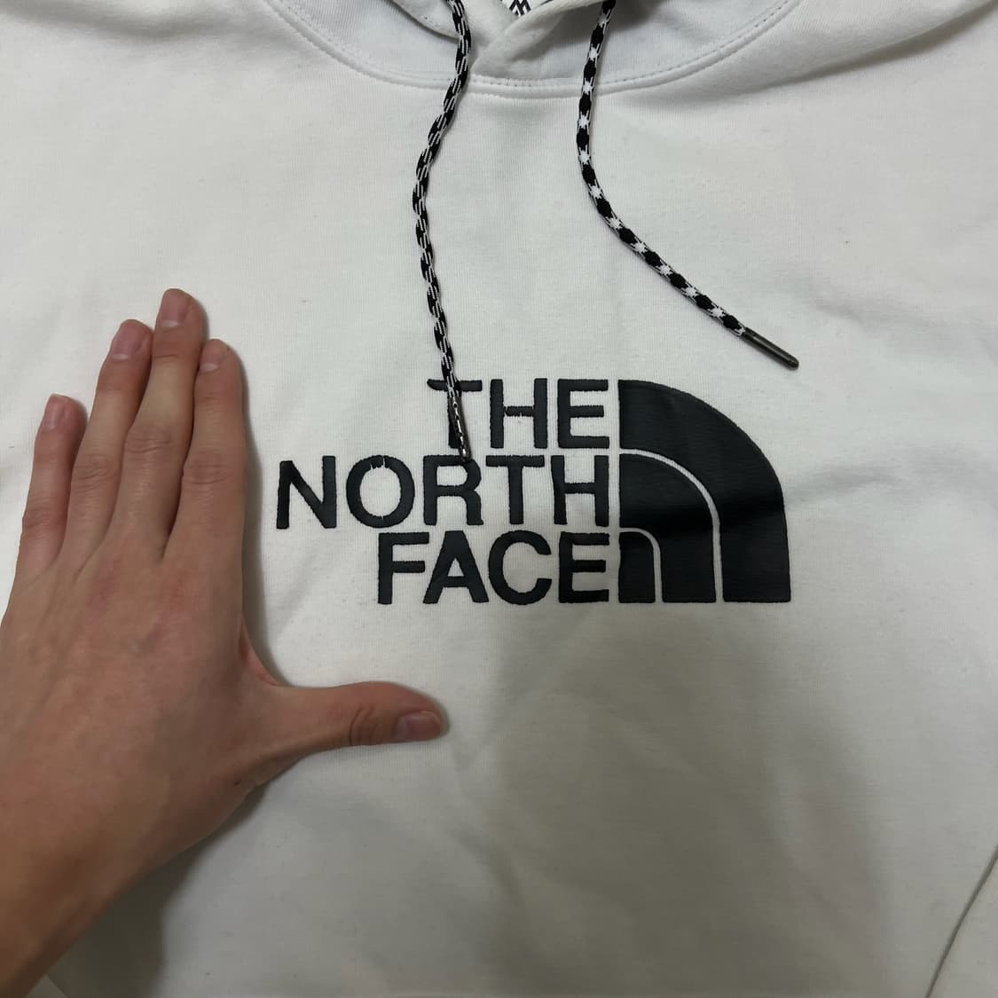 노스페이스 아틀레틱 빅로고 후드티 M/95  상품이미지3