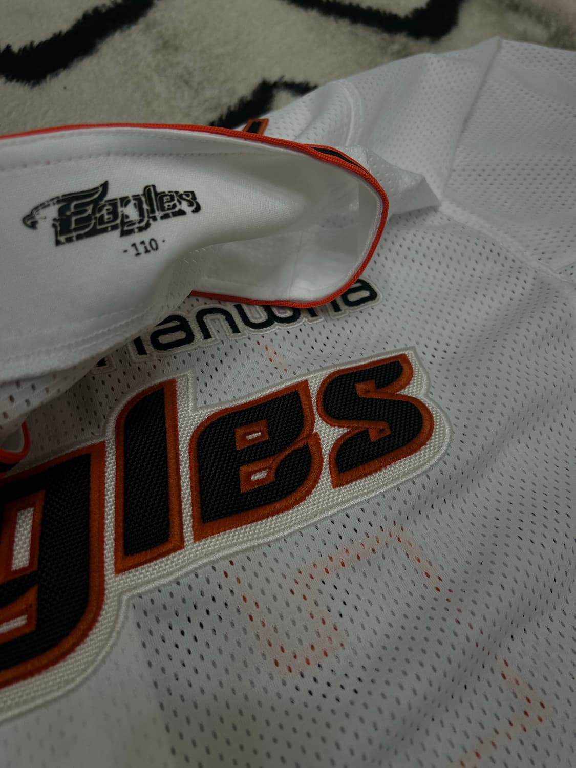 [2XL]한화이글스 매쉬 반팔유니폼/김태균 상품이미지3