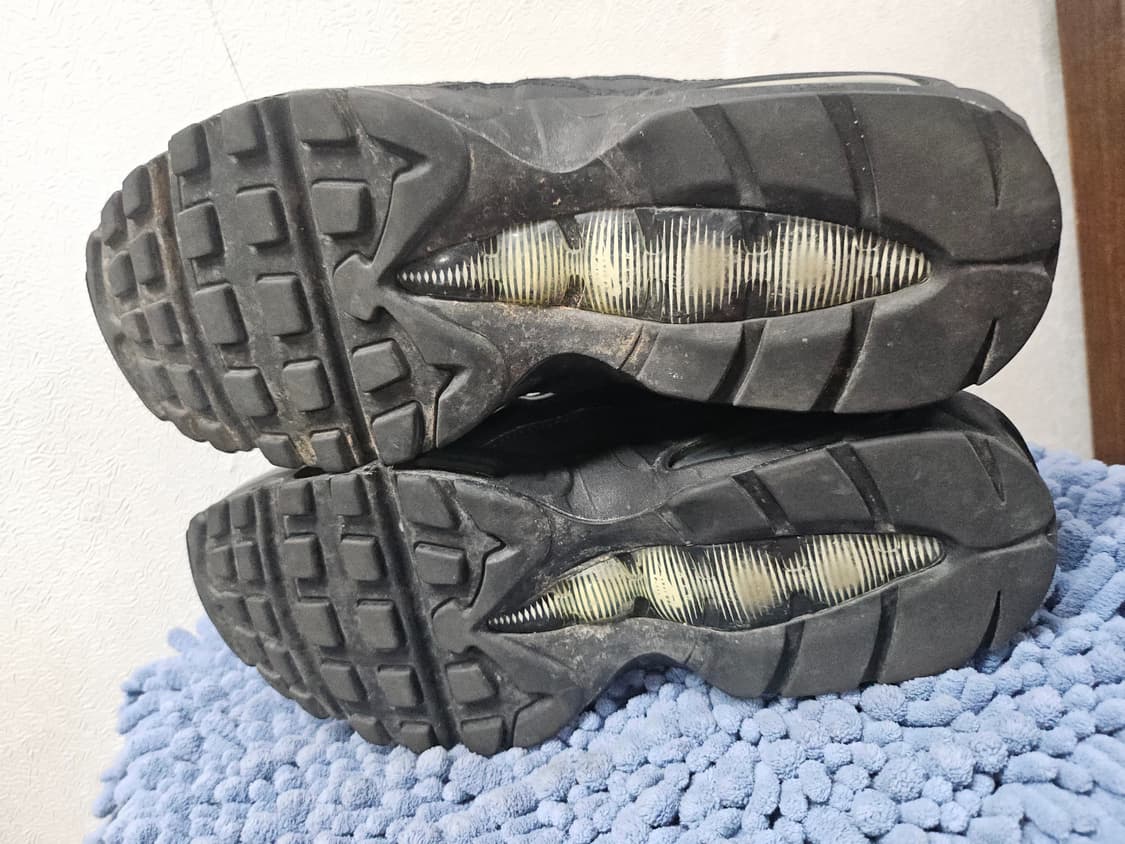 나이키 에어맥스 95 트리블 올블랙 운동화 280 상품이미지3