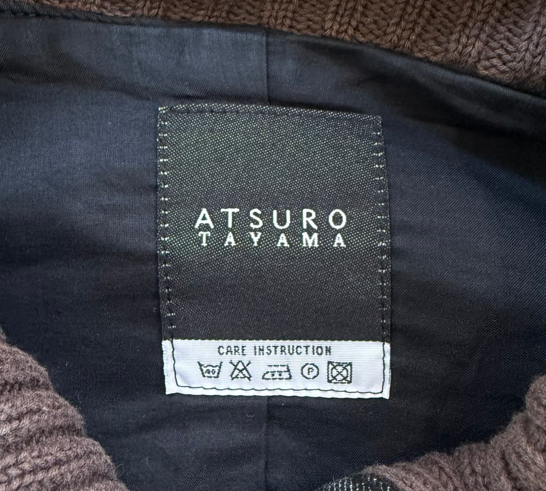 아츠로 타마야 하이넥 데님 니트 자켓 상품이미지7