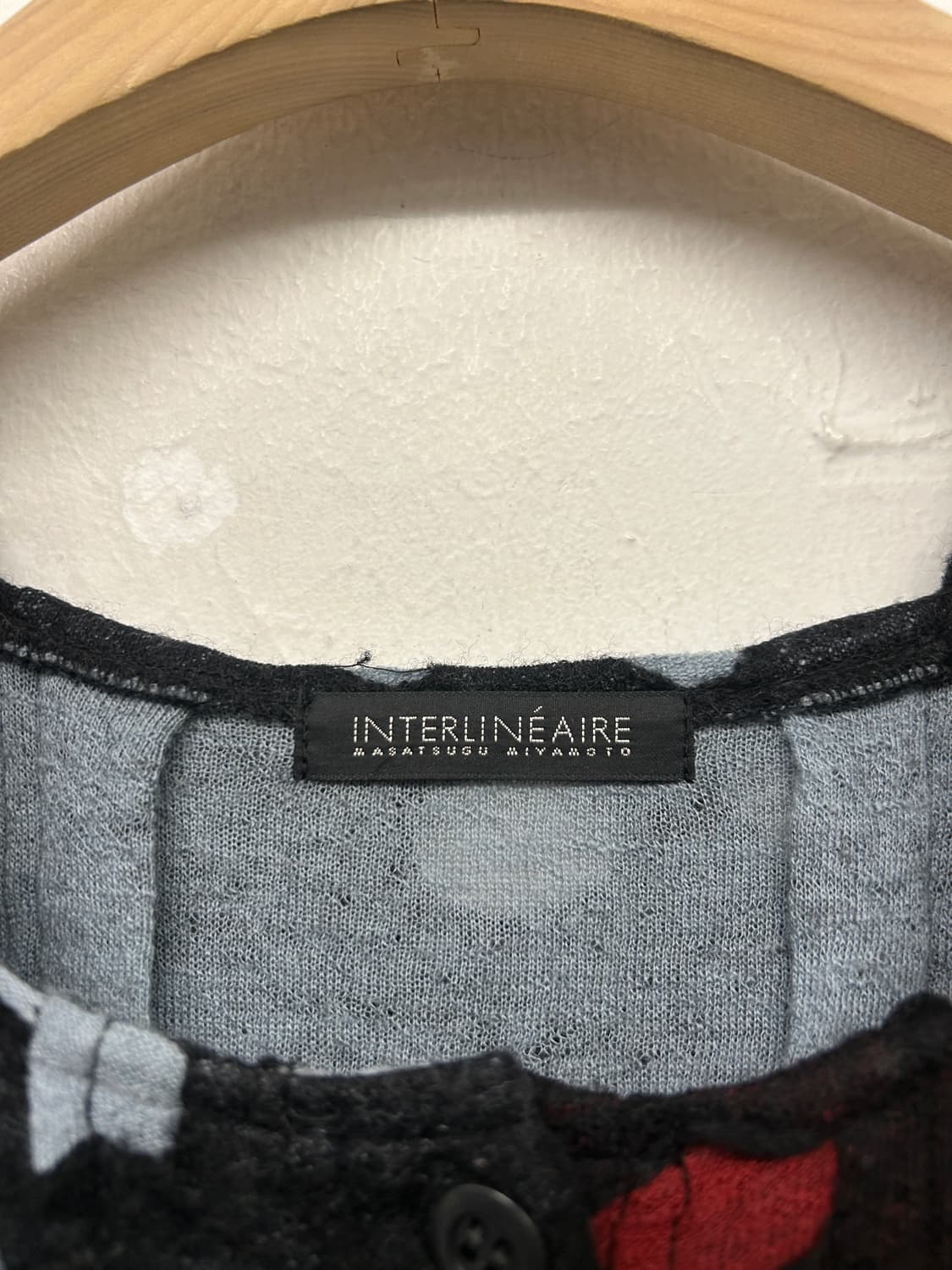 INTERLINEAIRE 블랙 도트 민소매 울 원피스 (JPN) 상품이미지4