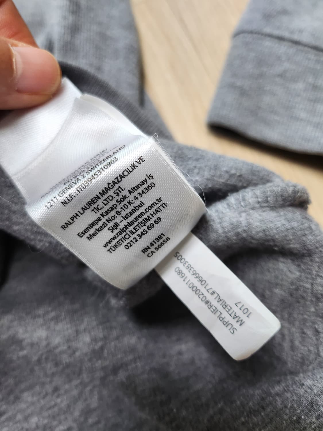 폴로랄프로렌 하프집업티셔츠 (XL 상품이미지9