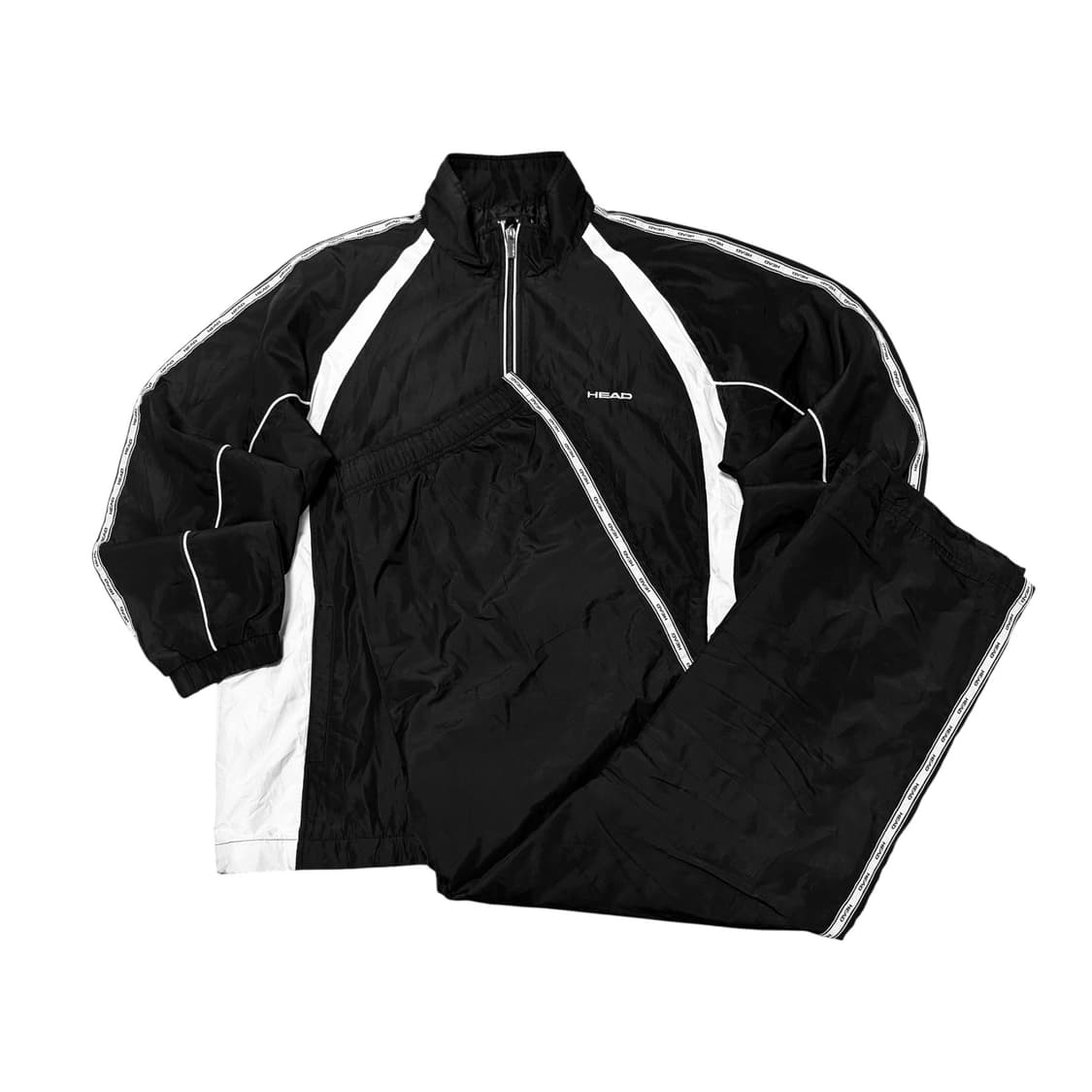 일본판) HEAD 사이드 라인 누빔 바람막이 트레이닝 세트 상품이미지1