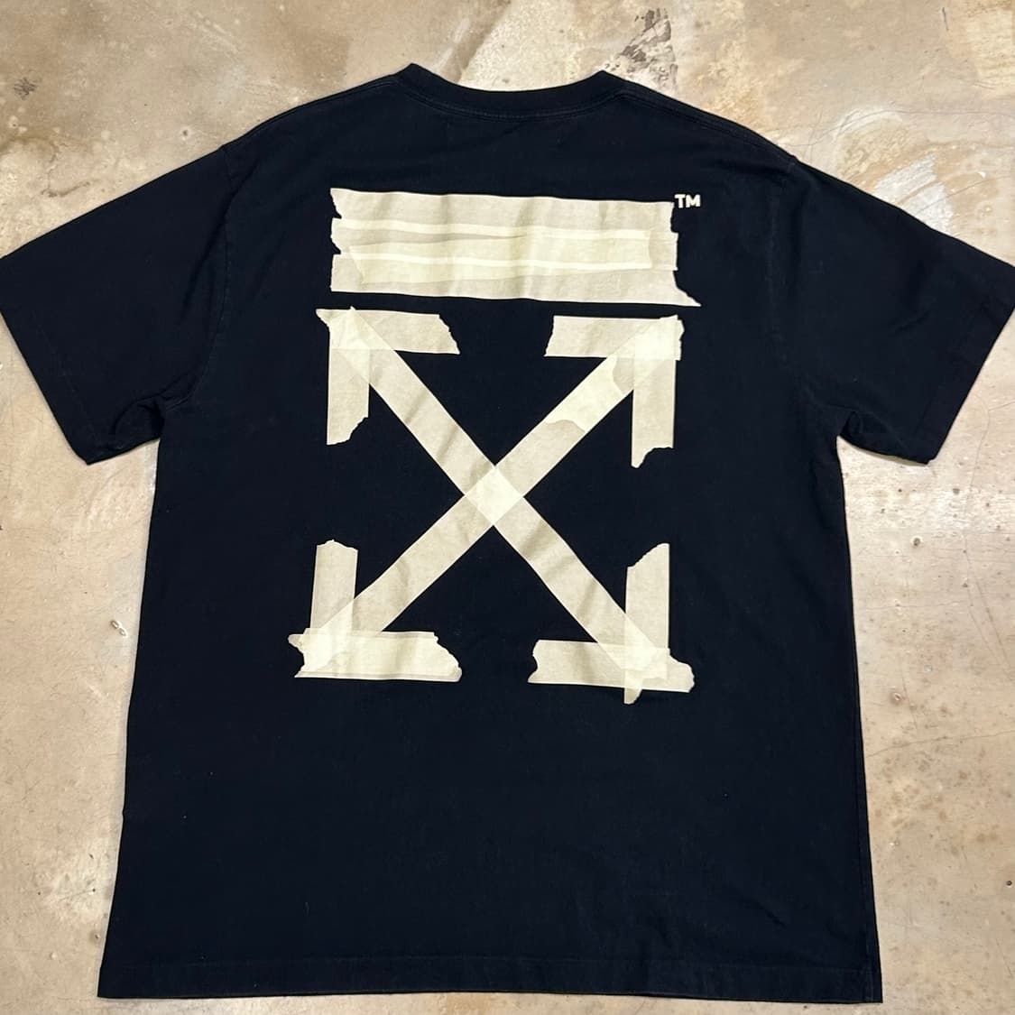 🫶🏻 오프화이트 Black 반팔티 🫶🏻 상품이미지1