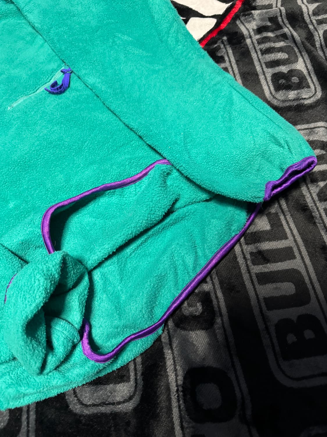 콜롬비아 쿼터 스냅 티 플리스 풀오버 민트 블랙 퍼플 상품이미지4