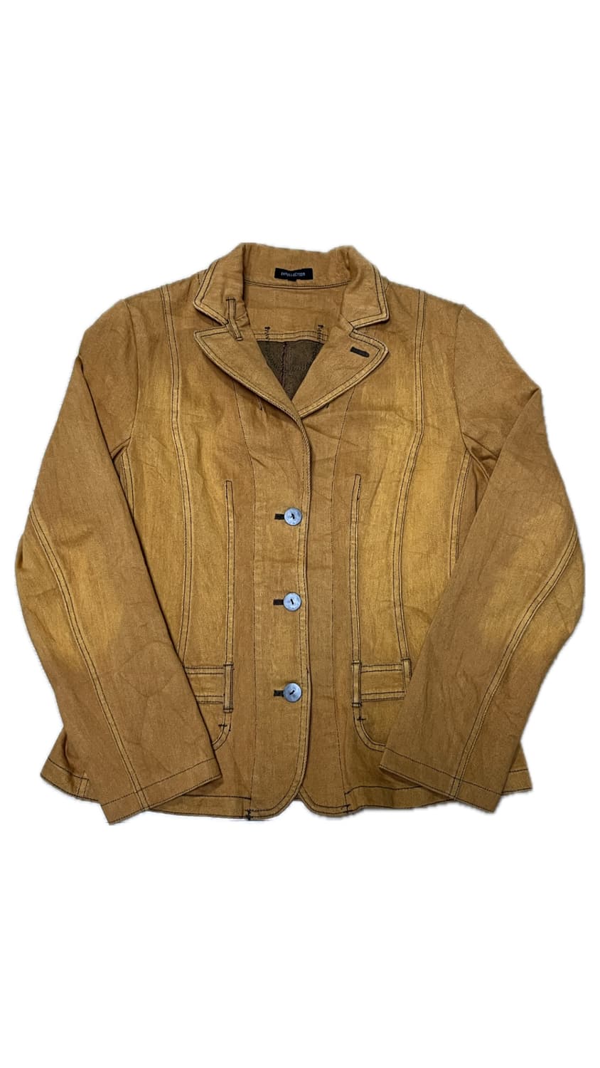 Intellection 인텔렉션 머스터드 워싱 자켓 상품이미지7