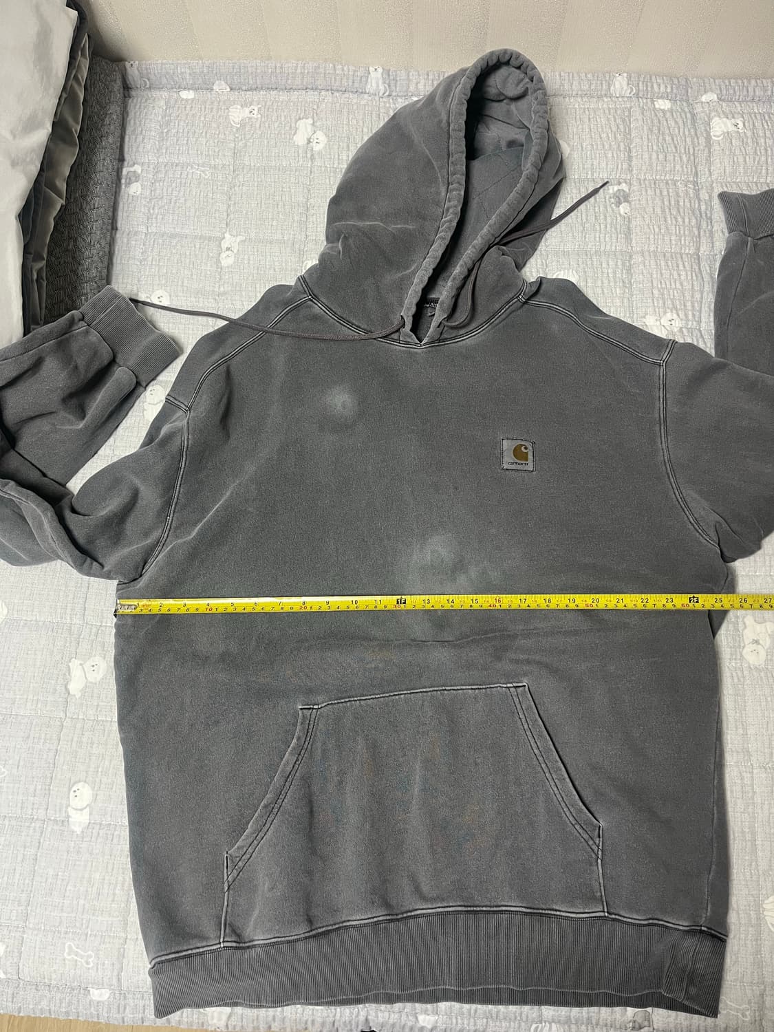 칼하트 wip 넬슨 피그먼트 후드티 XL 상품이미지8