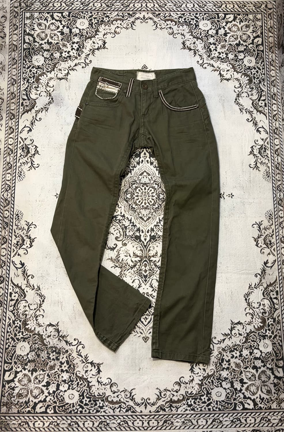 Y2K LOLITA JEANS back buckle pants 상품이미지5