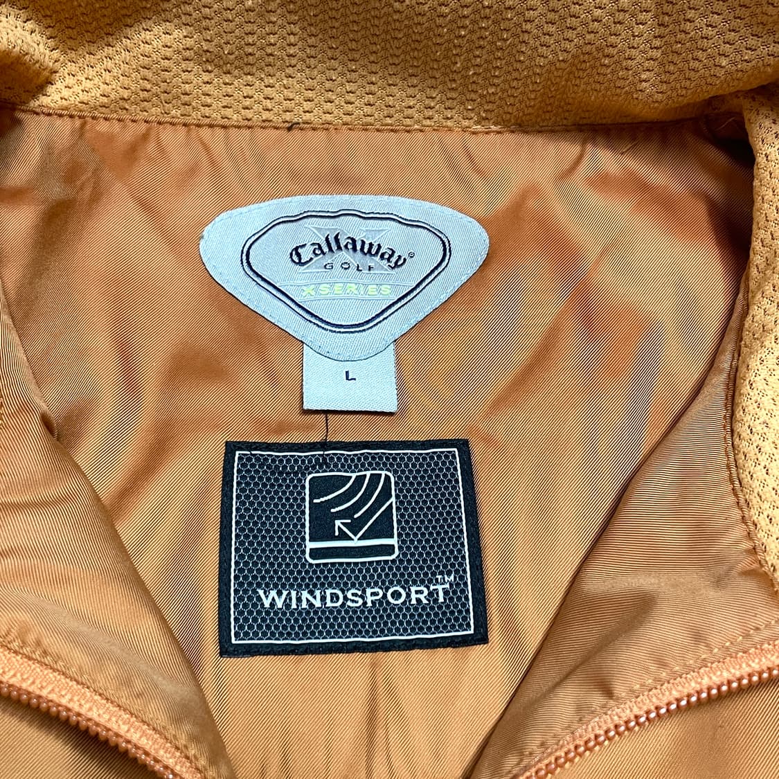 캘러웨이 골프웨어 오렌지 아노락 점퍼 남성L  상품이미지5