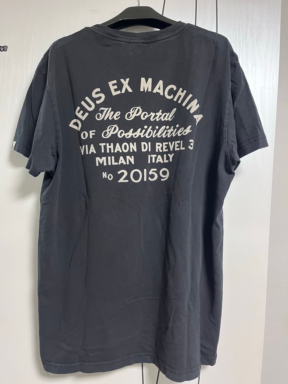 데우스 반팔 도쿄, 이태리 블랙 2장 일괄 L,XL 상품이미지4