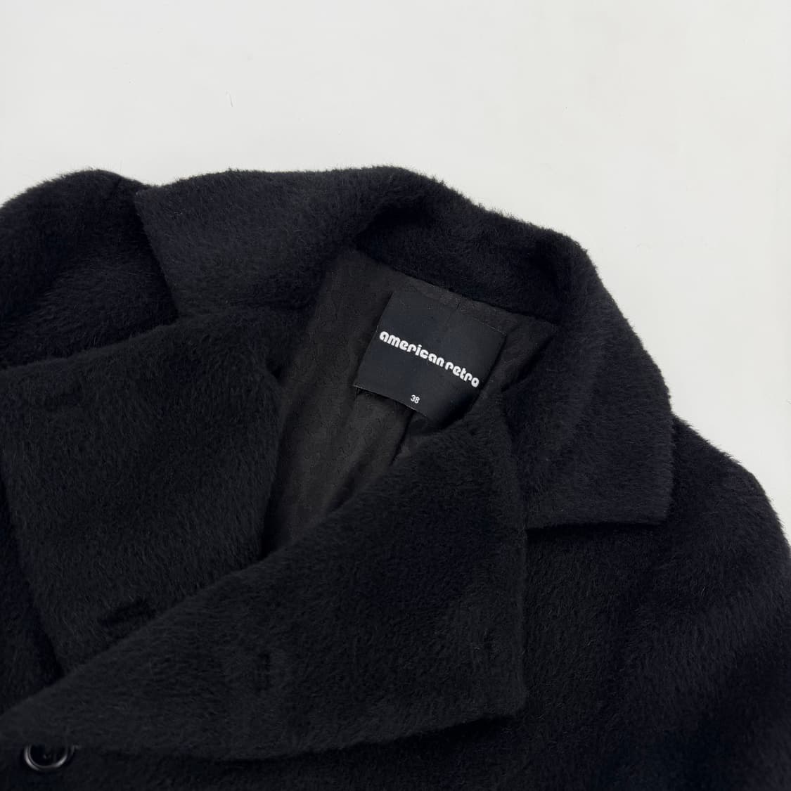 아메리칸레트로 알파카&울 퍼코트 상품이미지5