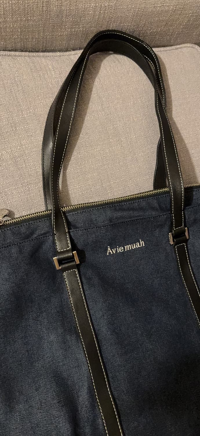 아비에무아 데님 토트백 상품이미지2
