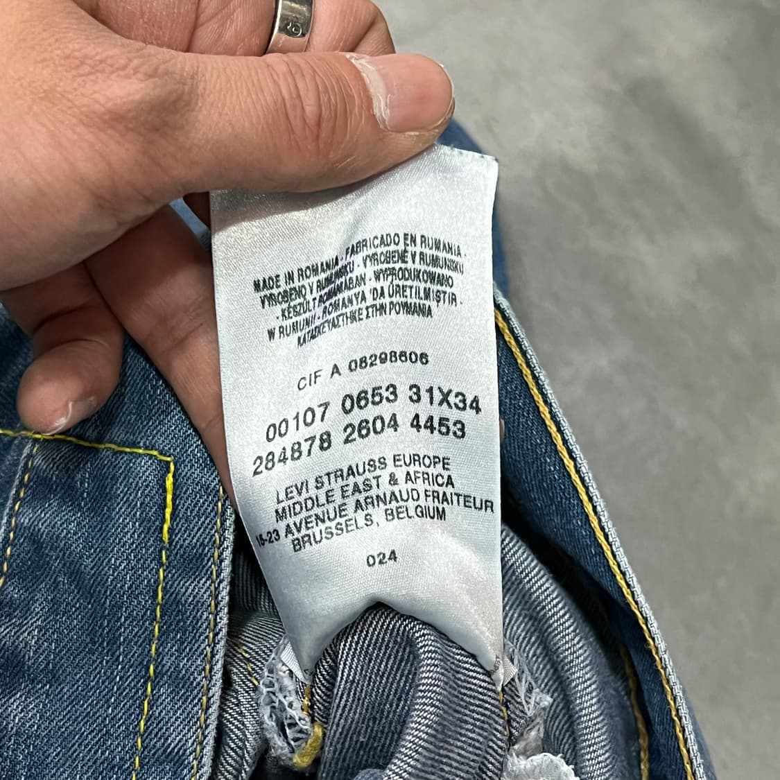  리바이스 엔지니어드진 데님 팬츠 y14705 상품이미지7